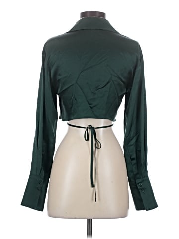 Nicholas Long Sleeve Silk Top (view 2)