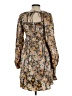 Mittoshop 100% Polyester Floral Brown Casual Dress Size S - photo 2