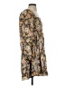 Mittoshop 100% Polyester Floral Brown Casual Dress Size S - photo 4