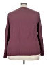 Flax Burgundy Long Sleeve Blouse Size 22 (2G) - photo 2