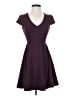 B. Darlin Solid Burgundy Cocktail Dress Size 3 - 4 - photo 1