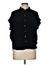 Madewell 100% Viscose Black Central Drapey Shirt Size M - photo 1