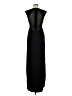 Halston 100% Polyester Black Cocktail Dress Size 6 - photo 2