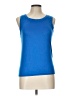 Emme Jordan Blue Sleeveless T-Shirt Size L - photo 1