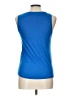 Emme Jordan Blue Sleeveless T-Shirt Size L - photo 2