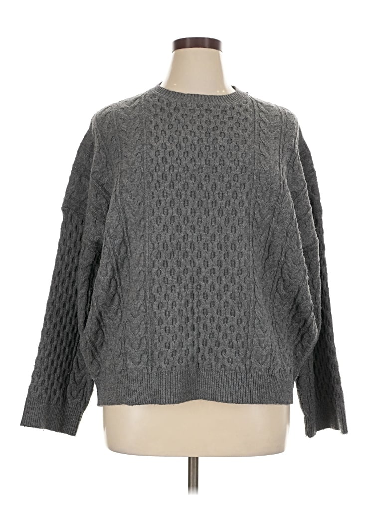 Pre-owned Unbranded Pullover Sweater In Gray