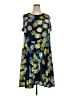 Leota Print Blue Casual Dress Size 26 - 28 - photo 1