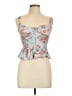 Papaya Blue Sleeveless Blouse Size L - photo 1