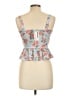 Papaya Blue Sleeveless Blouse Size L - photo 2
