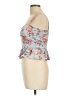 Papaya Blue Sleeveless Blouse Size L - photo 5