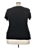 Avenue 100% Cotton Black Short Sleeve Top Size 26 - 28 Plus - photo 2