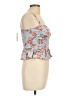 Papaya Blue Sleeveless Blouse Size L - photo 4