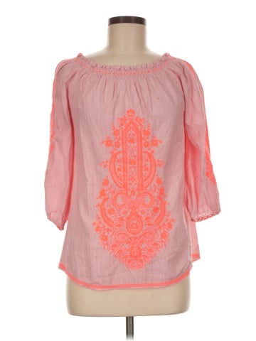 Christophe Sauvat 3/4 Sleeve Blouse (view 1)