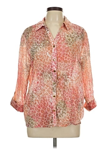 JM Collection 3/4 Sleeve Blouse (view 1)