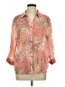 JM Collection Animal Print Pink 3/4 Sleeve Blouse Size 12 - photo 1