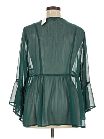 Torrid 3/4 Sleeve Blouse (view 2)