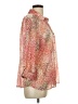JM Collection Animal Print Pink 3/4 Sleeve Blouse Size 12 - photo 4