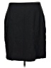 Halogen Solid Black Casual Skirt Size 12 - photo 1