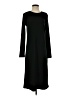 Madewell Solid Black Casual Dress Size S - photo 1