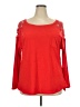 Paper Tee Red 3/4 Sleeve Top Size 3X - photo 1