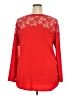Paper Tee Red 3/4 Sleeve Top Size 3X - photo 2