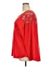 Paper Tee Red 3/4 Sleeve Top Size 3X - photo 5