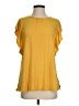 Matilda Jane 100% Polyester Yellow Short Sleeve Top Size XS - photo 1