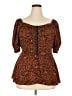 City Chic Orange 3/4 Sleeve Blouse Size 18 Plus (M) - photo 1