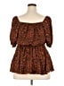 City Chic Orange 3/4 Sleeve Blouse Size 18 Plus (M) - photo 2