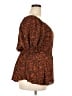 City Chic Orange 3/4 Sleeve Blouse Size 18 Plus (M) - photo 4