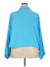 Intempo 100% Polyester Blue Long Sleeve Blouse Size 3X - photo 2
