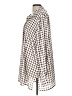Marina Rinaldi Houndstooth Brown 3/4 Sleeve Blouse Size 12 (estimated) - photo 5