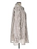 Marina Rinaldi Houndstooth Brown 3/4 Sleeve Blouse Size 12 (estimated) - photo 4