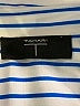T Tahari 100% Polyester Stripes Blue Long Sleeve Blouse Size M - photo 7