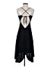 Bebe Solid Black Cocktail Dress Size S - photo 2