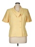 Le Suit 100% Polyester Yellow Short Sleeve Blouse Size 16 - photo 1