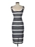 American Apparel Stripes Gray Casual Dress Size L - photo 2