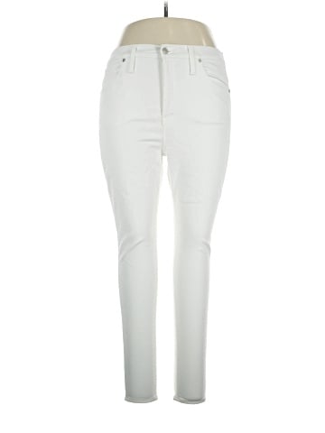 Madewell 10" High-Rise Skinny Jeans in Pure White (view 1)