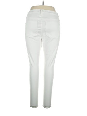 Madewell 10" High-Rise Skinny Jeans in Pure White (view 2)