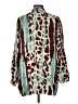 Dixie Animal Print Teal Blazer Size M - photo 2