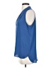 Vince Camuto 100% Polyester Blue Sleeveless Blouse Size S - photo 5