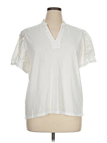 Ann Taylor LOFT Short Sleeve Blouse (view 1)