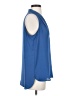 Vince Camuto 100% Polyester Blue Sleeveless Blouse Size S - photo 4