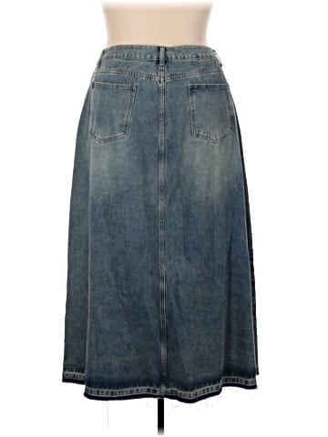 Cider Denim Skirt (view 2)