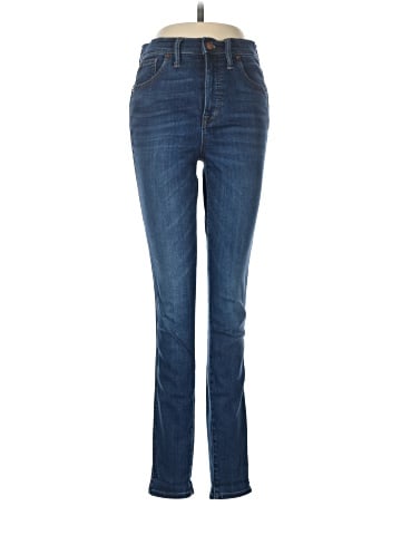 Madewell Tall 10" High-Rise Skinny Jeans in Danny Wash: TENCEL&trade; Denim Edition (view 1)