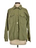 Zara 100% Baumwolle Green Jacket Size S - photo 1