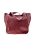 Coach Solid Burgundy Leather Tote One size - photo 1