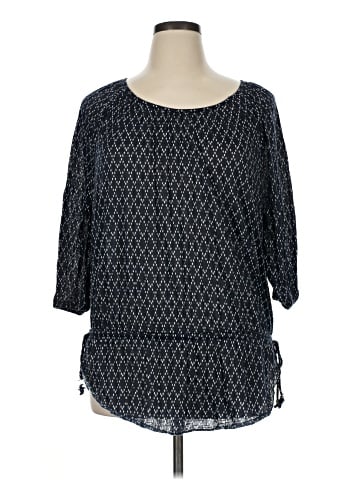 Faded Glory 3/4 Sleeve Blouse (view 1)