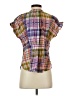 Pilcro Purple Short Sleeve Blouse Size S - photo 2