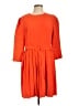 Ann Taylor Solid Orange Casual Dress Size 12 - photo 1
